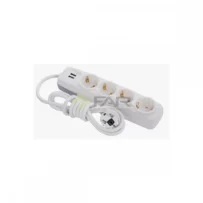 4 LÜ GRUP PRİZ 2 USB Lİ 5 METRE